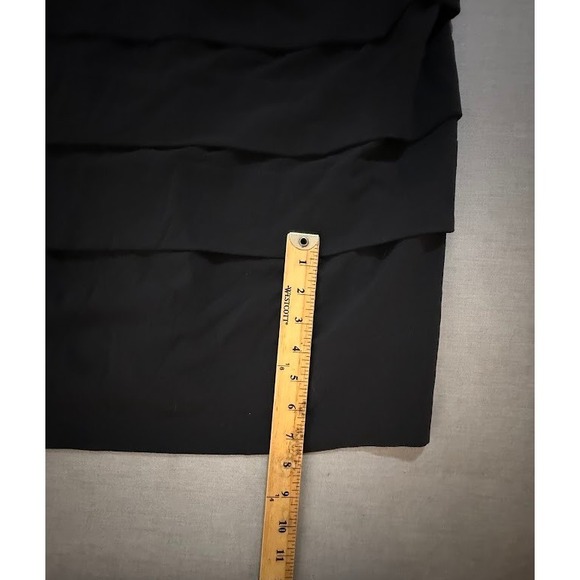 Tahari Arthur S Levine Black Tiered Sheath Dress Plus Size 22W - Picture 9 of 10